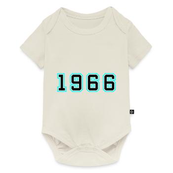 1966 Year Birthday - Baby Premium short-sleeve bodysuit - off white - Front