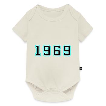 1969 Year Birthday - Baby Premium short-sleeve bodysuit - off white - Front