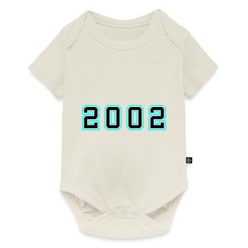 2002 Année Anniversaire - Body à manches courtes Premium Bébé - blanc cassé - Devant