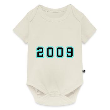2009 Année Anniversaire - Body à manches courtes Premium Bébé - blanc cassé - Devant