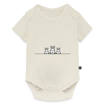 Easter Bunny Easter - Baby Premium short-sleeve bodysuit - off white - Front