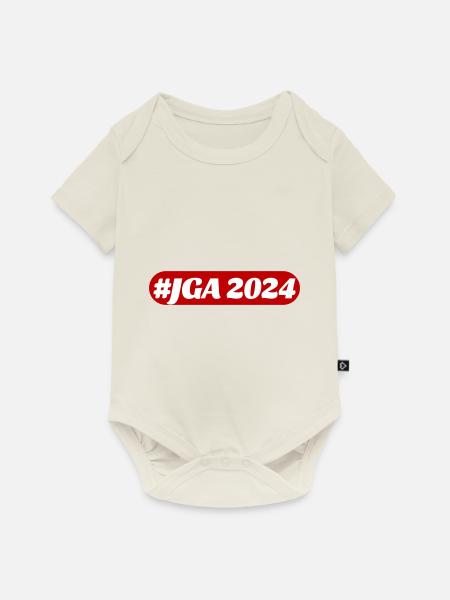 Jga 2024 - Baby Premium Kurzarmbody - Naturweiß