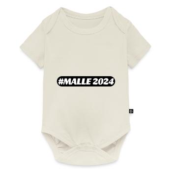 Malle 2024 - Body à manches courtes Premium Bébé - blanc cassé - Devant