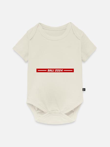 Bali 2024 - Baby Premium Kurzarmbody - Naturweiß