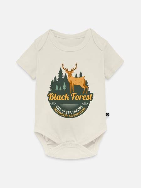 Outdoor Adventure - Baby Premium Kurzarmbody - Naturweiß