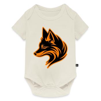 Fox Animal - Baby Premium short-sleeve bodysuit - off white - Front