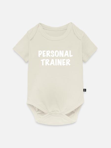 Personal Trainer - Baby Premium Kurzarmbody - Naturweiß