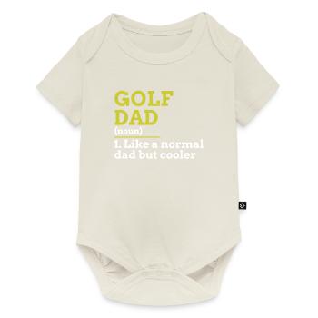 Golf Dad - Baby Premium short-sleeve bodysuit - off white - Front