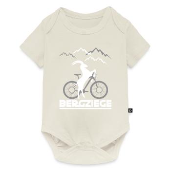 Bergziege Vélo BMX Sport Mountain Bike - Body à manches courtes Premium Bébé - blanc cassé - Devant