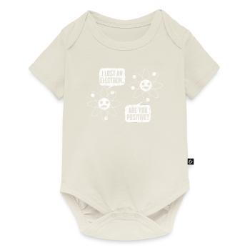 Wissenschaft Atom Elektron Positiv Chemie Geschenk - Baby Premium Kurzarmbody - Naturweiß - Vorne