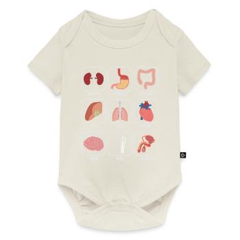 Doctors Nurses Organs Overview Medicine - Baby Premium short-sleeve bodysuit - off white - Front