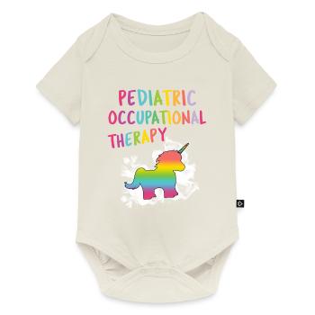 Pediatric Occupational Therapy OT - Baby Premium short-sleeve bodysuit - off white - Front
