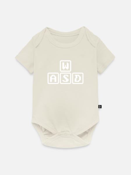 WASD - Baby Premium Kurzarmbody - Naturweiß