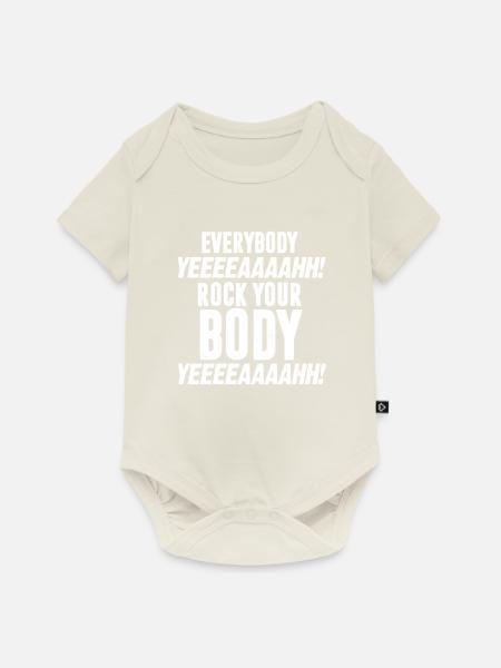 Backstreet - Baby Premium Kurzarmbody - Naturweiß