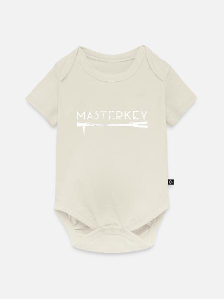 Brechstange Feuerwehr Masterkey - Baby Premium Kurzarmbody - Naturweiß