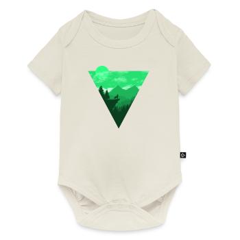 Camping Shirt I Outdoor Nature Travel Forest - Baby Premium short-sleeve bodysuit - off white - Front