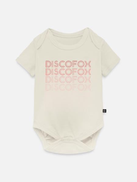 Discofox - Baby Premium Kurzarmbody - Naturweiß