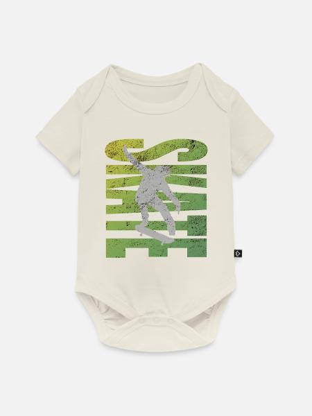 Skater Skate - Baby Premium Kurzarmbody - Naturweiß