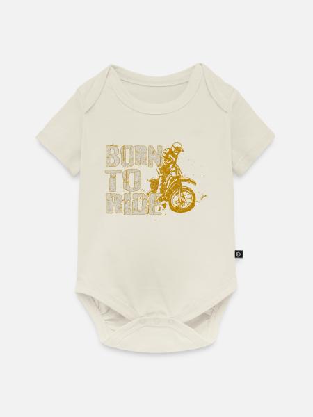 MOTO X Collection 05 - Baby Premium Kurzarmbody - Naturweiß