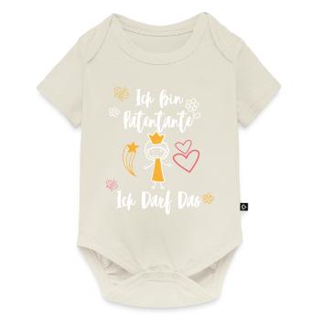 patentante - Baby Premium Kurzarmbody - Naturweiß - Vorne