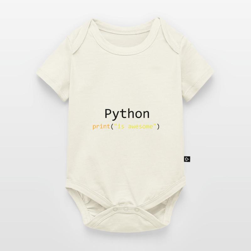 Python is awesome Body à manches courtes Premium Bébé