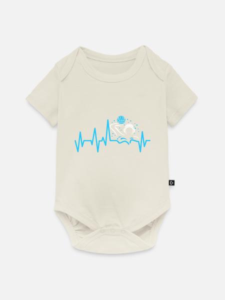 Wasserball - Baby Premium Kurzarmbody - Naturweiß