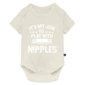 Klempner - Baby Premium Kurzarmbody - Naturweiß - Vorne