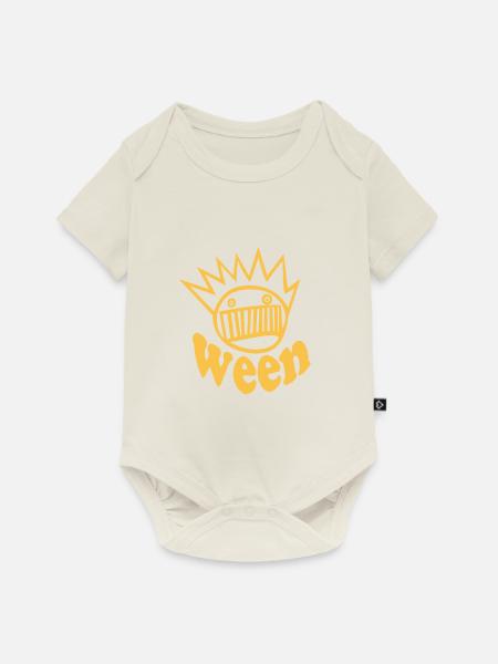 Ween Hemd - Baby Premium Kurzarmbody - Naturweiß