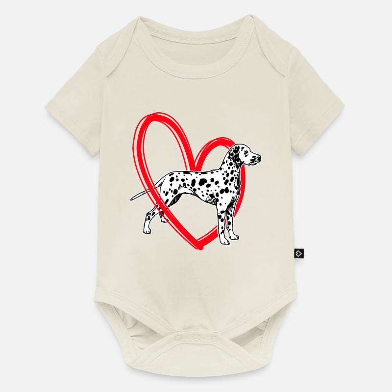 dalmatien - Body à manches courtes Premium Bébé - blanc cassé