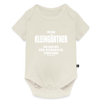 Kleingarten Kleingärtner Design - Baby Premium Kurzarmbody - Naturweiß - Vorne