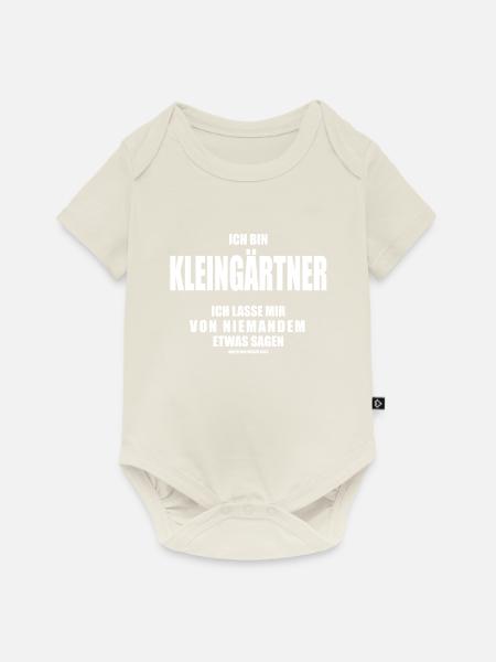 Kleingarten Kleingärtner Design - Baby Premium Kurzarmbody - Naturweiß