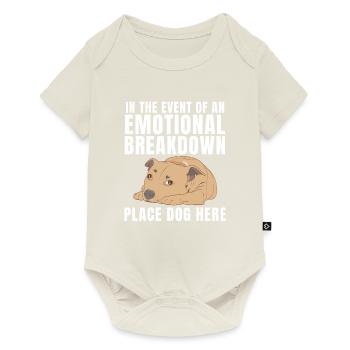 Cadeau du Staffordshire Bull Terrier - Body à manches courtes Premium Bébé - blanc cassé - Devant