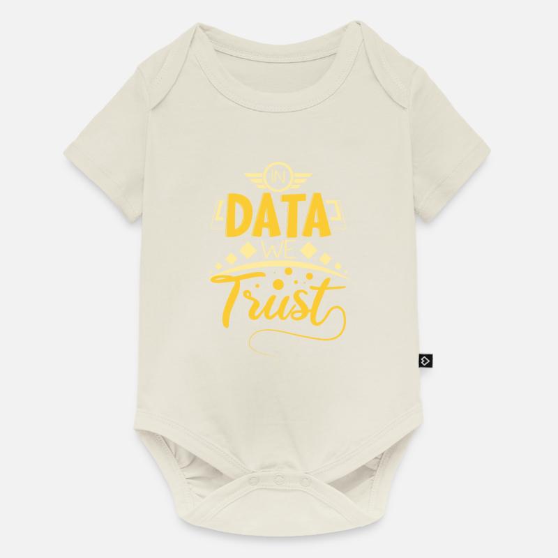 Data Scientist Data Enginieer - Baby Premium Kurzarmbody - Naturweiß