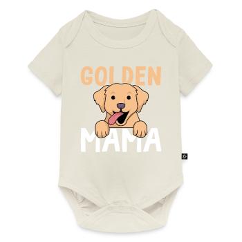 Goldene Mama Golden Retriever - Body à manches courtes Premium Bébé - blanc cassé - Devant