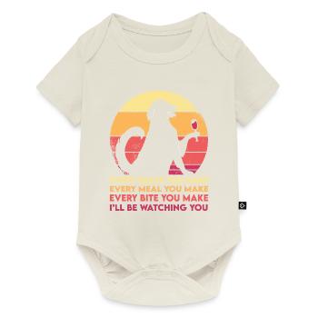 Funny Dog Every Meal You Make - Baby Premium Kurzarmbody - Naturweiß - Vorne