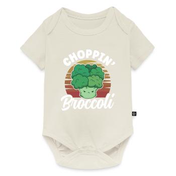 Choppin Broccoli - Baby Premium Kurzarmbody - Naturweiß - Vorne