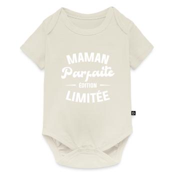 Maman parfaite édition limitée - Body à manches courtes Premium Bébé - blanc cassé - Devant