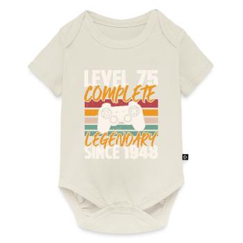 Birthday Present, Level 75 Complete 1948 - Baby Premium short-sleeve bodysuit - off white - Front
