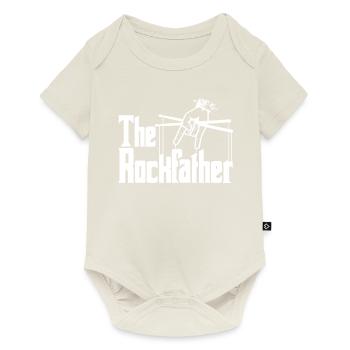 The Rockfather Design for the True Rock Dad - Baby Premium short-sleeve bodysuit - off white - Front