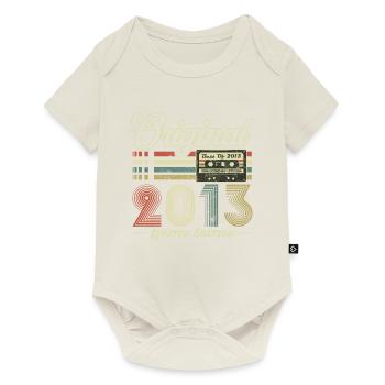 Original 2013 Vintage Anniversaire Rétro 2013 - Body à manches courtes Premium Bébé - blanc cassé - Devant
