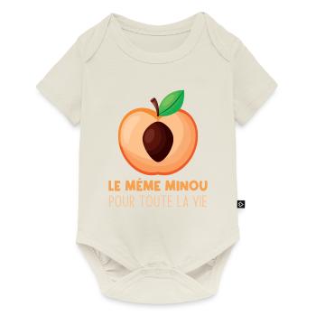 EVG Marié Futur - Body à manches courtes Premium Bébé - blanc cassé - Devant