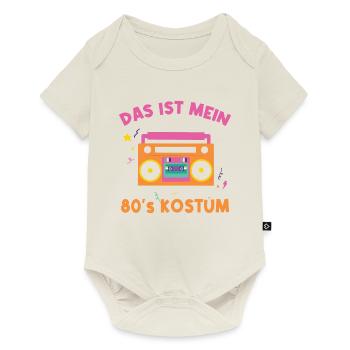 Das ist mein 80 s kostüm - Baby Premium Kurzarmbody - Naturweiß - Vorne
