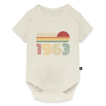 Millésime 1963 - Body à manches courtes Premium Bébé - blanc cassé - Devant
