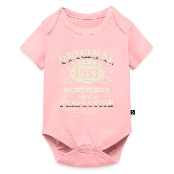 Original 1933 Vintage Born Vintage Birthday - Baby Premium short-sleeve bodysuit - rose - Front