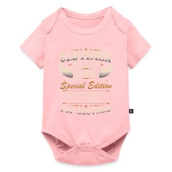 Oldtimer Baujahr 2005 Jahrgang Geburtstag Geschenk - Baby Premium Kurzarmbody - Rosa - Vorne
