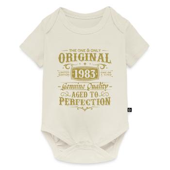 Original 1983 Vintage Vintage Cadeau d’anniversaire - Body à manches courtes Premium Bébé - blanc cassé - Devant