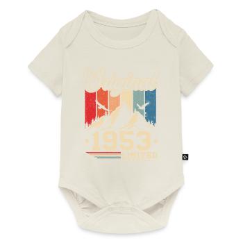 Original 1953 Retro Vintage 70th Anniversary - Baby Premium Kurzarmbody - Naturweiß - Vorne