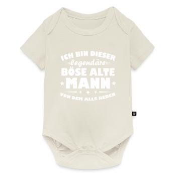 Legendäre alte Mann Männer - Baby Premium Kurzarmbody - Naturweiß - Vorne