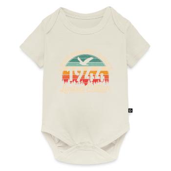 Légendaire depuis 1944 Vintage Cadeau Anniversaire - Body à manches courtes Premium Bébé - blanc cassé - Devant