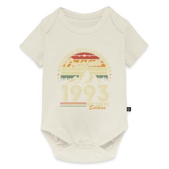 1993 Vintage cadeau d’anniversaire 30 ans rétro - Body à manches courtes Premium Bébé - blanc cassé - Devant